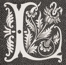 Lettre décorée 